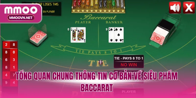 Tổng quan chung thông tin cơ bản về siêu phẩm baccarat
